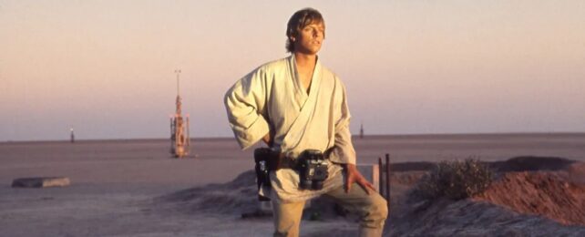 Luke Skywalker On Tatooine