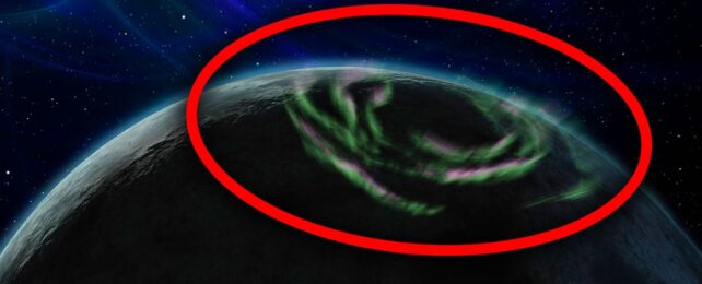 Pulsar Aurora Impression In Space