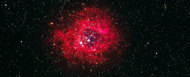 Red Nebula In Space