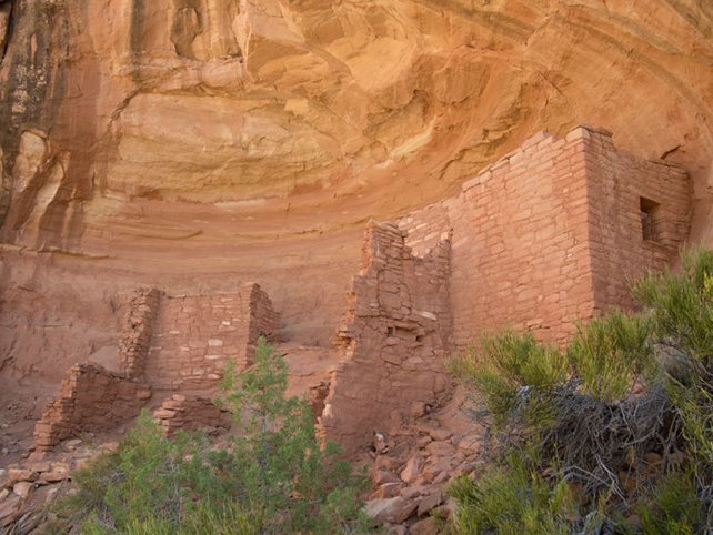 Pueblo stone houses