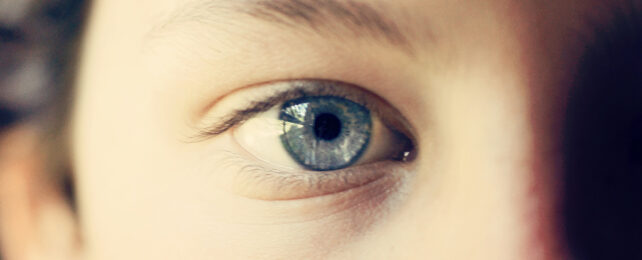 Young boy eye