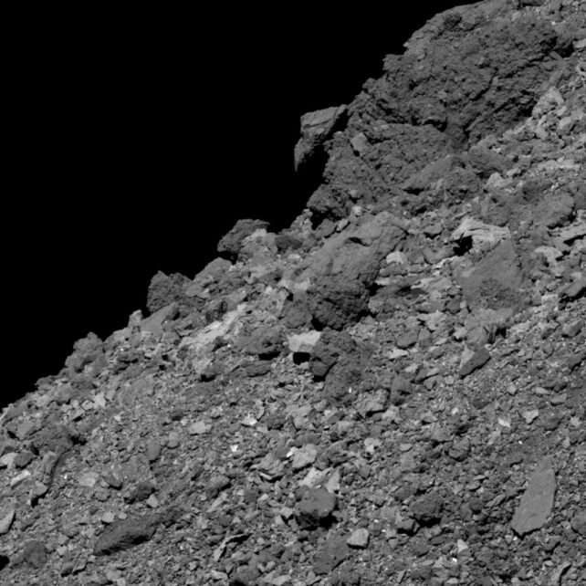 La superficie de Bennu