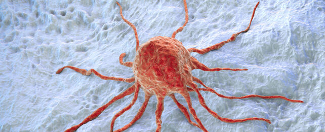 Cancer cell illustration