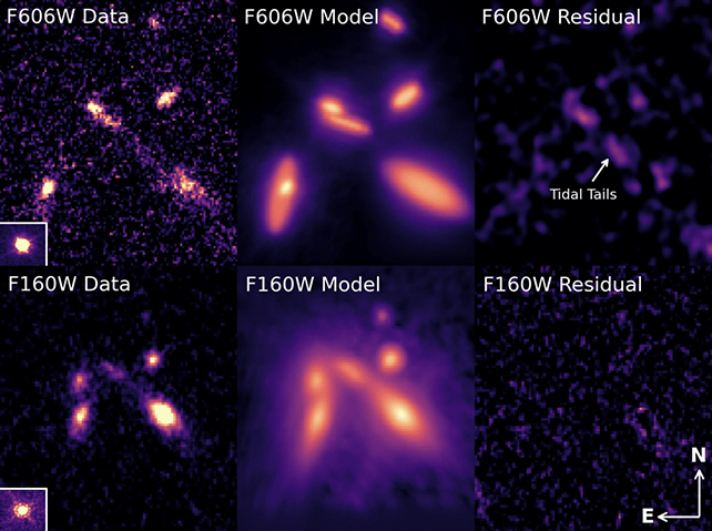 Imagen de explosión de galaxia