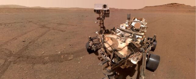 Perseverance rover on Mars