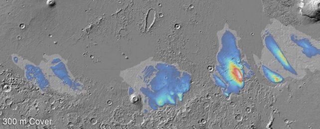 A Massive Amount of Water Ice Has Been Found on Mars, Lurking Beneath The Equator