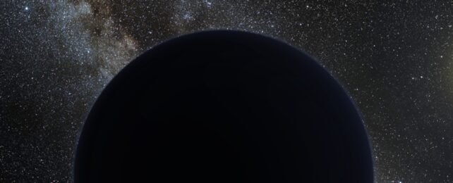 Dark Planet In Space