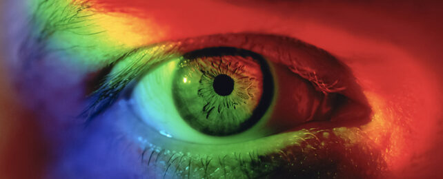 Colourful eye