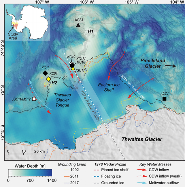 Glacier map