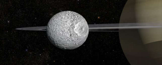 Saturn's 'Death Star' Moon Is Harboring a Secret Sloshing Ocean
