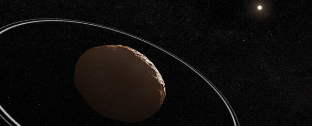 Mysterious Rings Around Space Rock Might Be Carved by a Secret Moon