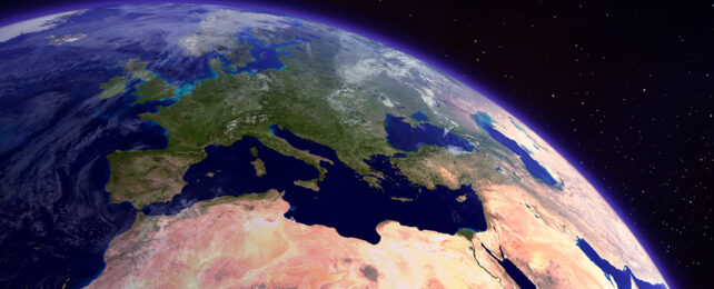 mediterranean from space