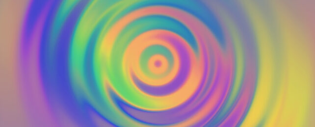 abstract ripple of different colours