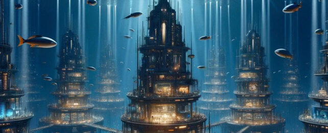 AI art of underwater civilisation