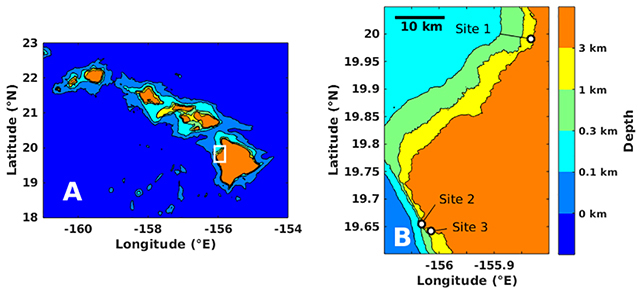 Coral reef map