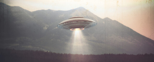 UFO in the skies