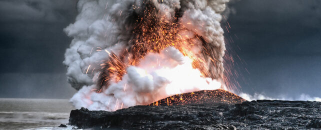 Volcanic eruption