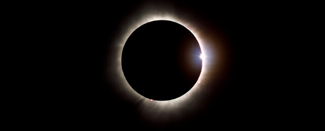 solar eclipse in totality