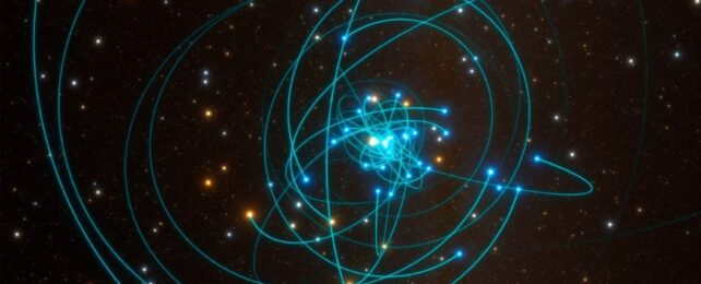 Mysterious Stars at The Heart of The Milky Way Hide a Dark Secret