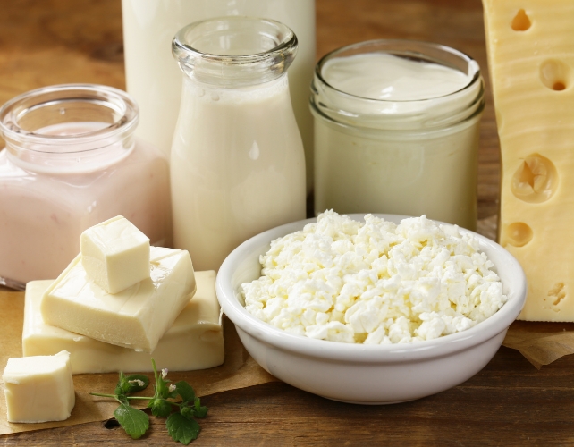 Multiple dairy food products