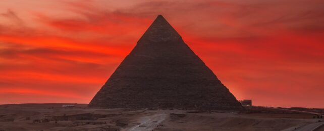 Pyramid At Sunset