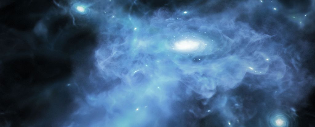 We hebben zojuist de geboorte gezien van het eerste sterrenstelsel in het heelal: ScienceAlert