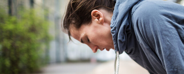 Tired woman