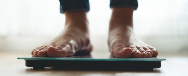 Feet On Scale