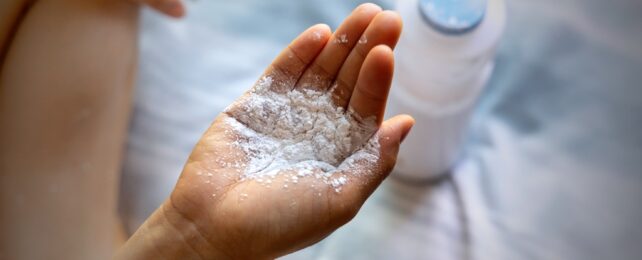 Handful of Talcum Powder
