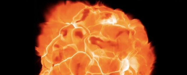 fiery star