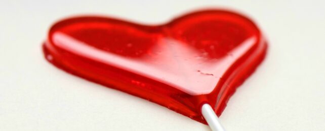 Red Heart Lolly