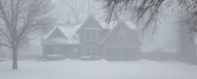 Snow Covered House