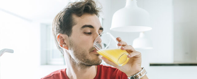 Drinking juice