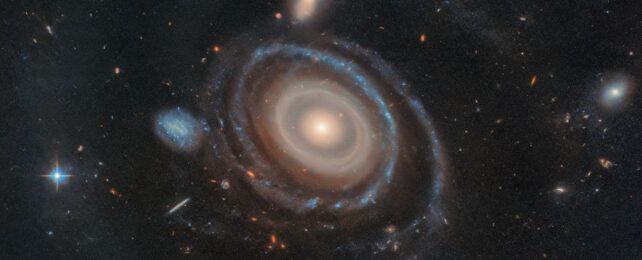 Hubble Reveals Cosmic Bullet That Gave The Bullseye Galaxy Its Record-Breaking Rings