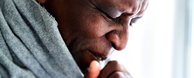 Man Coughing