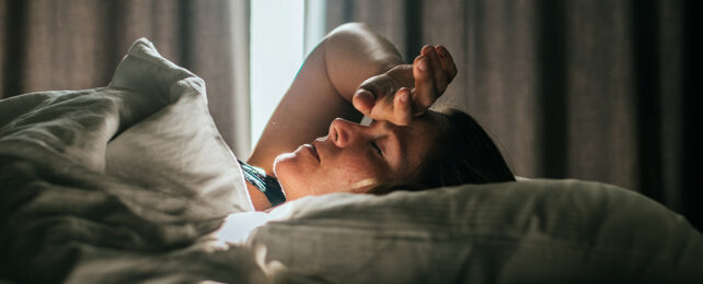 Sleeping woman