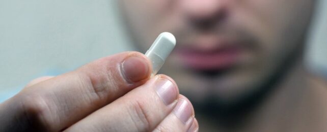 pill in hand