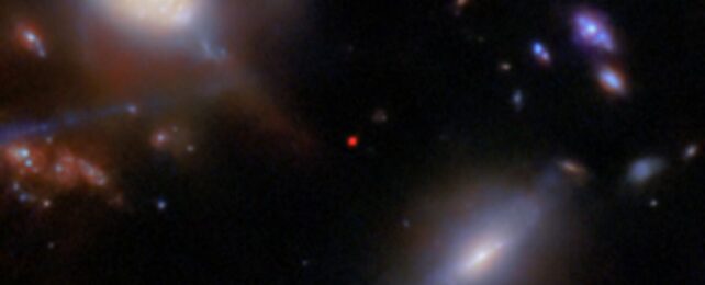 Galaxy Caught Turning on Lights at Cosmic Dawn, Stunning Astronomers