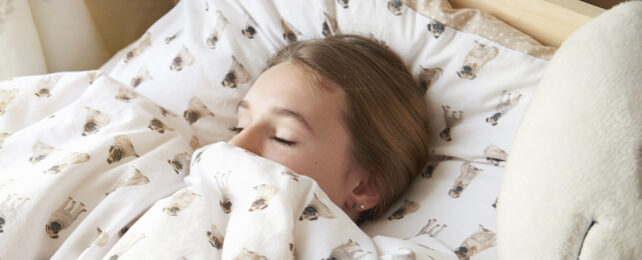 Young girl sleeping