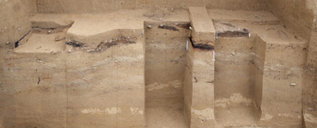 archaeological site where researchers discovered hearths from the late Upper Paleolithic