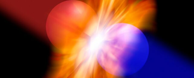 illustration of matter and antimatter