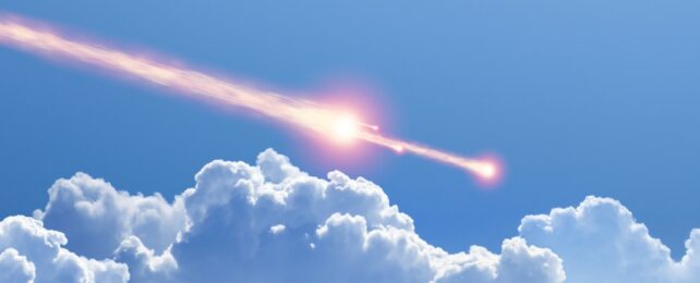 meteor streak sky