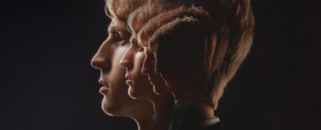 overlay of person's head to represent schizophrenia