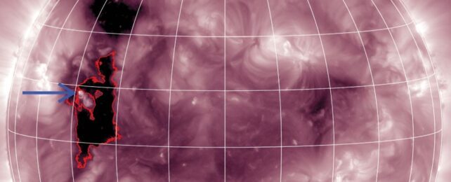 Rare Isotope of Helium Seen Blasting From a Hole in The Sun