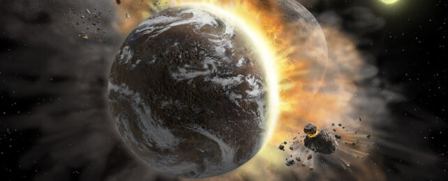 Giant Impacts Could Trigger Seismic Vibrations Lasting Millions of Years