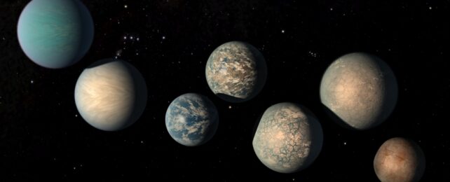 Trappist Worlds Illustration