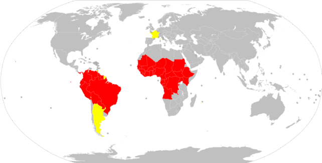 Yellow Fever Map