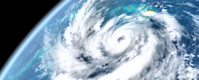 hurricane from space