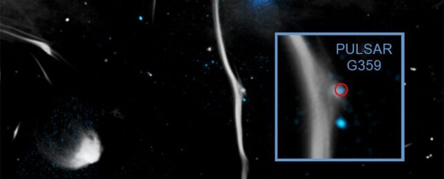 This Galactic 'Bone' Was Smashed by a Pulsar Clocking Up to 2 Million MPH