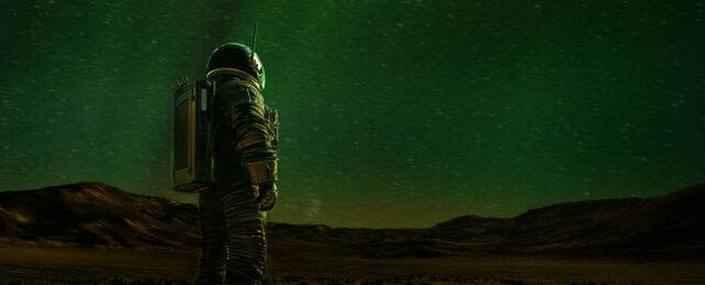 The Martian Night Sky Was Seen Turning Green in a Stunning First
